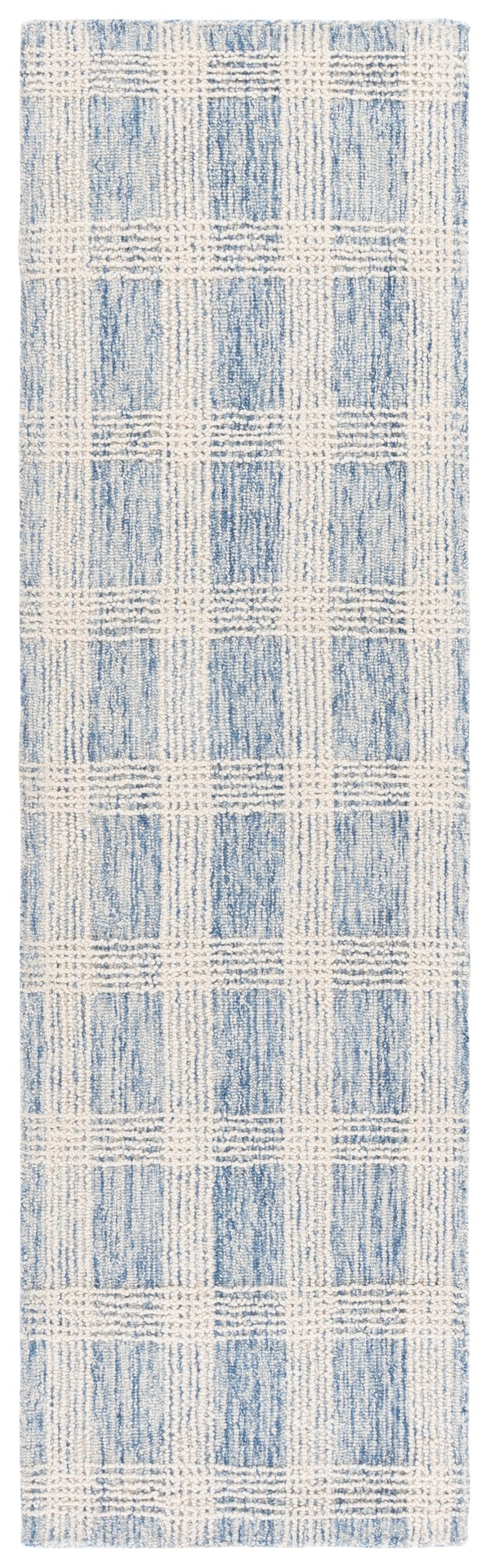 Safavieh Lrl Hand-Tufted 8X10 Blue Ivory Rug — 85% Wool Low-Profile 3/8" Pile, Modern Transitional Anchor LRL6931M-8