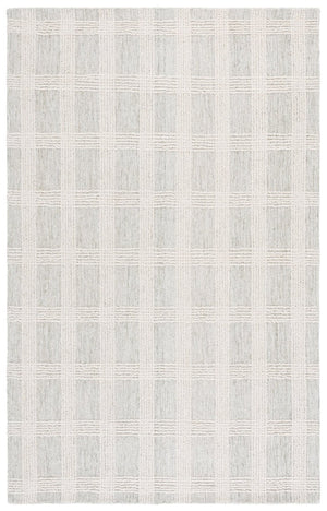 Safavieh Lrl Hand Tufted Wool Cotton Runner Rug Sage Ivory Solid for Hallway Entryway 6'-0" x 9'-0" LRL6931W-6