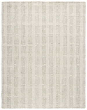 Safavieh Lrl Hand Tufted Wool Cotton Runner Rug Sage Ivory Solid for Hallway Entryway 9'-0" x 12'-0" LRL6931W-9
