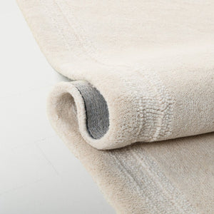 Safavieh Lrl Hand Tufted Wool Hallway Runner Ivory Solid Tonal Transitional Entryway Rug 6'-0" x 9'-0" LRL6934A-6