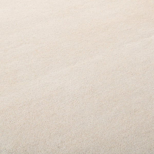 Safavieh Lrl Hand Tufted Wool Hallway Runner Ivory Solid Tonal Transitional Entryway Rug 7'-0" x 7'-0" - Square LRL6934A-7SQ