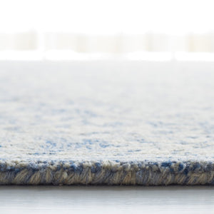 Safavieh Lrl Hand Tufted Wool Area Rug Traditional Blue Ivory Pattern for Large Living Rooms 2'-3" x 18'-0" LRL6935M-218