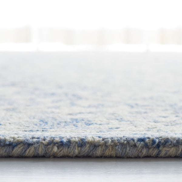 Safavieh Lrl Hand Tufted Wool Area Rug Traditional Blue Ivory Pattern for Large Living Rooms 2'-3" x 6'-0" LRL6935M-26