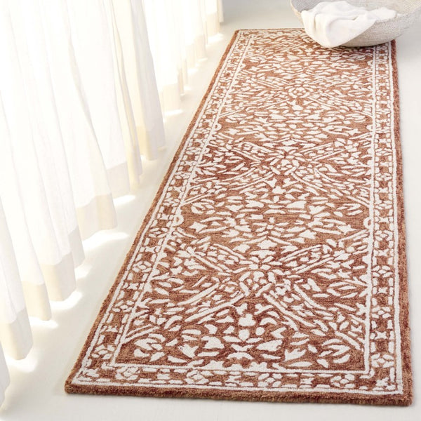 Safavieh Lrl Hand Tufted Wool Runner Oriental Motif Artisan Rug for Hallways and Entryways 2'-3" x 8'-0" LRL6935P-28