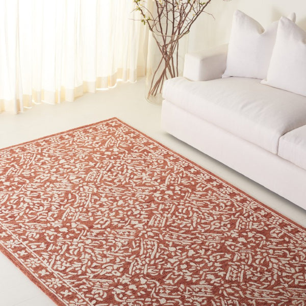 Safavieh Lrl Hand Tufted Wool Runner Oriental Motif Artisan Rug for Hallways and Entryways 6'-0" x 9'-0" LRL6935P-6