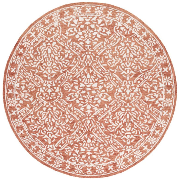 Safavieh Lrl Hand Tufted Wool Runner Oriental Motif Artisan Rug for Hallways and Entryways 7'-0" x 7'-0" - A LRL6935P-7R