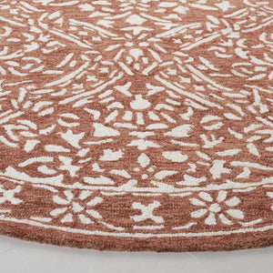 Safavieh Lrl Hand Tufted Wool Runner Oriental Motif Artisan Rug for Hallways and Entryways 7'-0" x 7'-0" - A LRL6935P-7R