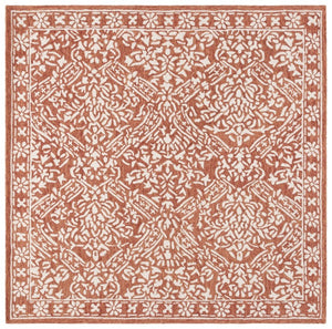 Safavieh Lrl Hand Tufted Wool Runner Oriental Motif Artisan Rug for Hallways and Entryways 7'-0" x 7'-0" - B LRL6935P-7SQ