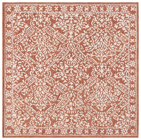 Safavieh Lrl Hand Tufted Wool Runner Oriental Motif Artisan Rug for Hallways and Entryways 7'-0" x 7'-0" - B LRL6935P-7SQ