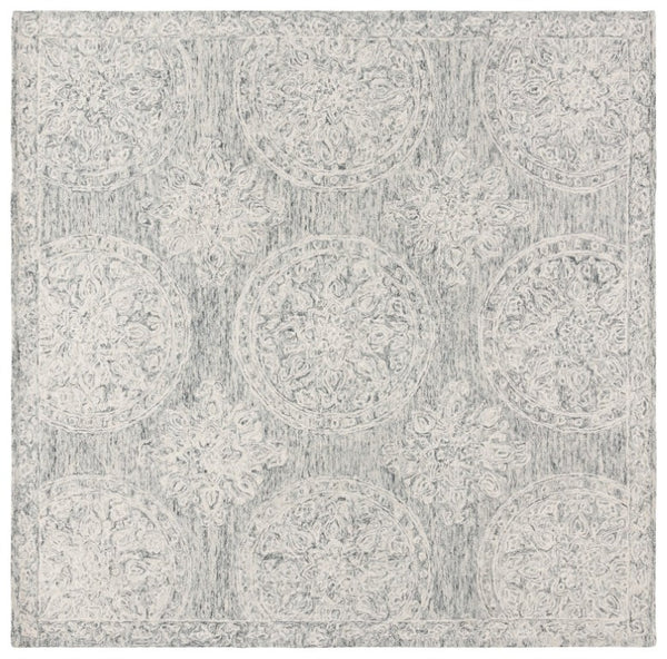 Safavieh Lrl Emmett Hand-Tufted Wool Cotton Oriental Runner Rug for Hallway Entryway 7'-0" x 7'-0" - Square LRL6936F-7SQ