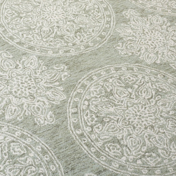 Safavieh Lrl Emmett Hand Tufted Wool Cotton Rug Oriental Pattern for Entryways and Bedrooms 3'-0" x 5'-0" LRL6936W-3