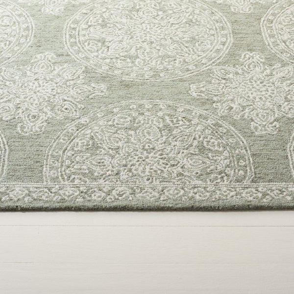 Safavieh Lrl Emmett Hand Tufted Wool Cotton Rug Oriental Pattern for Entryways and Bedrooms 6'-0" x 9'-0" LRL6936W-6