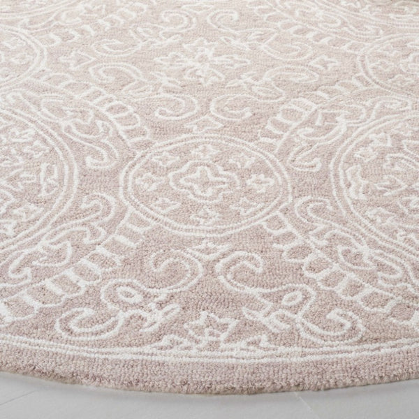 Safavieh Lrl Hand-Tufted Wool Cotton Oriental Runner Rug for Hallways and Entryways 7'-0" x 7'-0" Round LRL6937B-7R