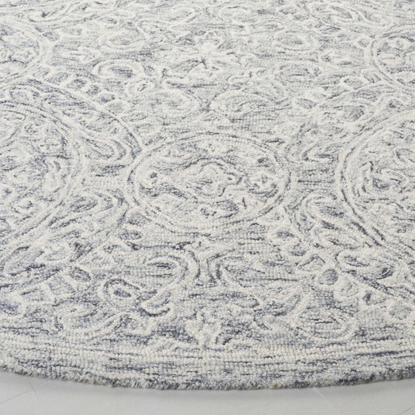 Safavieh Lrl Finnegan Hand Tufted Wool Cotton Oriental Runner for Hallways and Entryways 7'-0" x 7'-0" - Round LRL6937F-7R