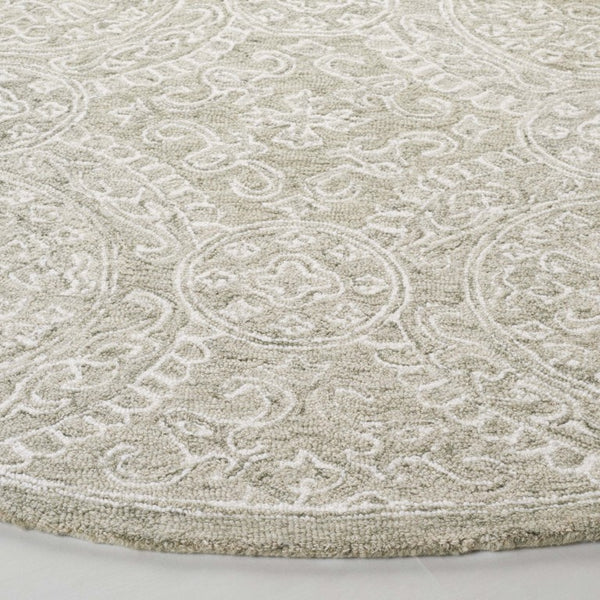 Safavieh Lrl Finnegan Artisan Tufted Wool Cotton Oriental Rug Runner for Hallways 7'-0" x 7'-0" - Round LRL6937X-7R