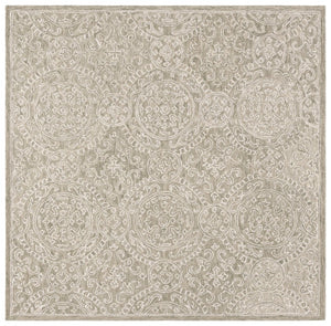 Safavieh Lrl Finnegan Artisan Tufted Wool Cotton Oriental Rug Runner for Hallways 7'-0" x 7'-0" - Square LRL6937X-7SQ