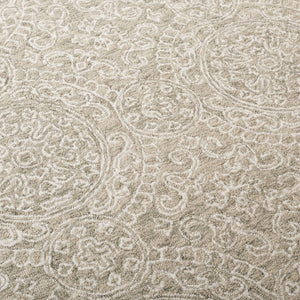 Safavieh Lrl Finnegan Artisan Tufted Wool Cotton Oriental Rug Runner for Hallways 7'-0" x 7'-0" - Square LRL6937X-7SQ