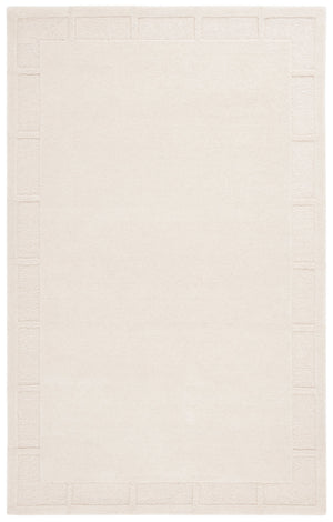 Safavieh Lrl Hand-Tufted Grayson Ivory Runner 2'3" X10' — Wool-Cotton Low-Pile Hallway Rug, Durable Elegant Border LRL6938A-210