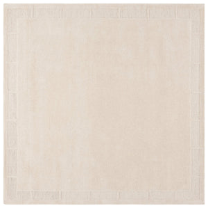 Safavieh Lrl Hand-Tufted Grayson Ivory Runner 2'3" X10' — Wool-Cotton Low-Pile Hallway Rug, Durable Elegant Border LRL6938A-210
