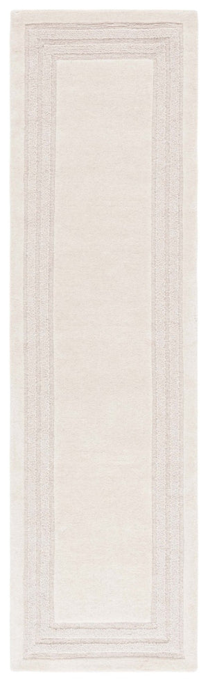 Safavieh Lrl Lachlan Hand Tufted Wool Cotton Ivory Solid Rug for Entryways and Hallways 2'-3" x 8'-0" LRL6939A-28