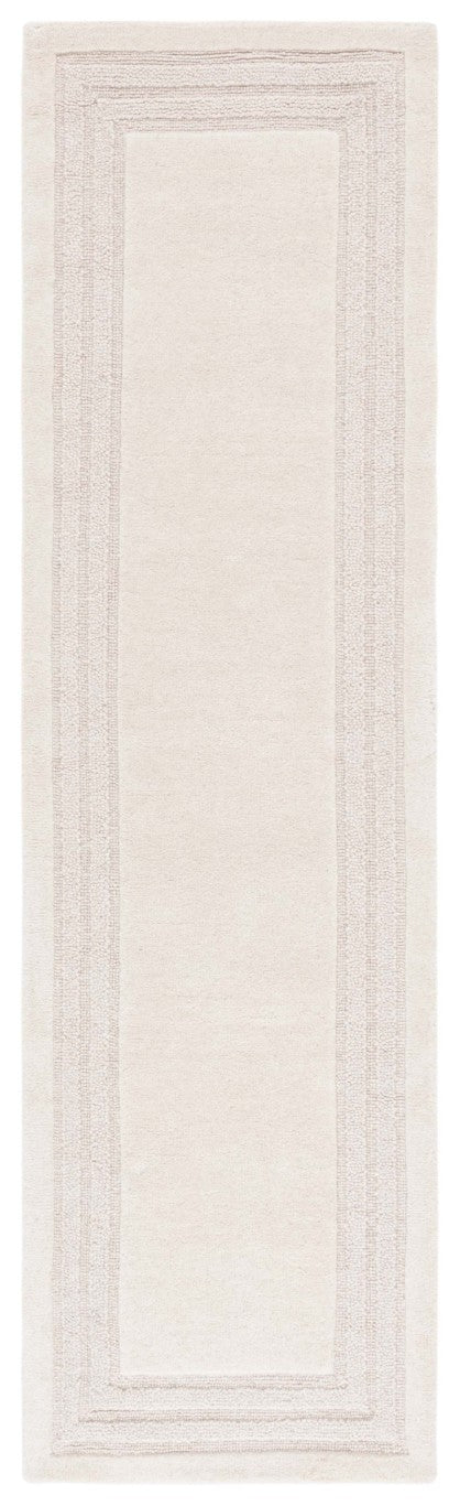 Safavieh Lrl Lachlan Hand Tufted Wool Cotton Ivory Solid Rug for Entryways and Hallways 2'-3" x 8'-0" LRL6939A-28