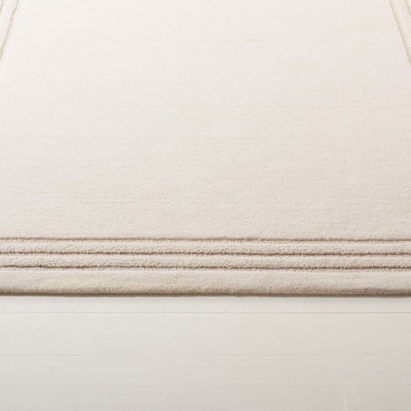 Safavieh Lrl Lachlan Hand Tufted Wool Cotton Ivory Solid Rug for Entryways and Hallways 4'-0" x 6'-0" LRL6939A-4