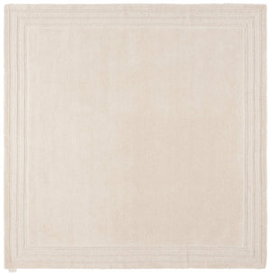 Safavieh Lrl Lachlan Hand Tufted Wool Cotton Ivory Solid Rug for Entryways and Hallways 7'-0" x 7'-0" - Square LRL6939A-7SQ