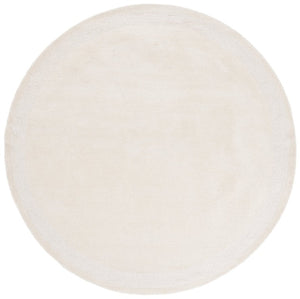 Safavieh Lrl Hand-Tufted Wool Ivory Runner Rug for Hallways Entryways and Narrow Spaces 7'-0" x 7'-0" Round LRL6940A-7R