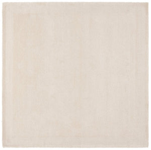 Safavieh Lrl Hand-Tufted Wool Ivory Runner Rug for Hallways Entryways and Narrow Spaces 7'-0" x 7'-0" Square LRL6940A-7SQ