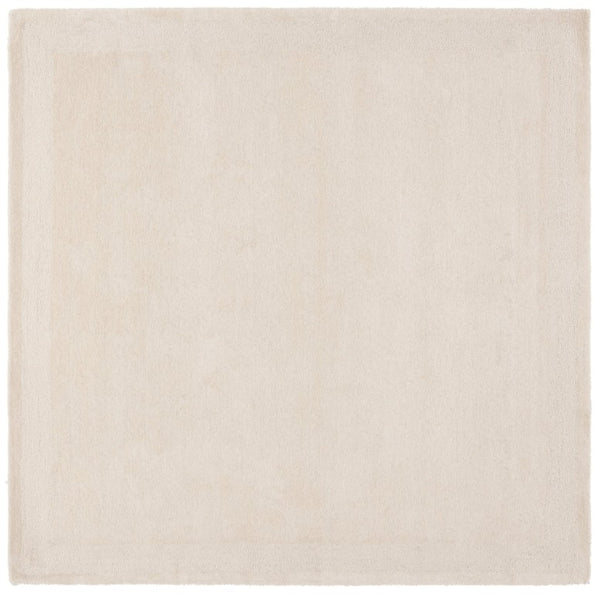 Safavieh Lrl Hand-Tufted Wool Ivory Runner Rug for Hallways Entryways and Narrow Spaces 7'-0" x 7'-0" Square LRL6940A-7SQ