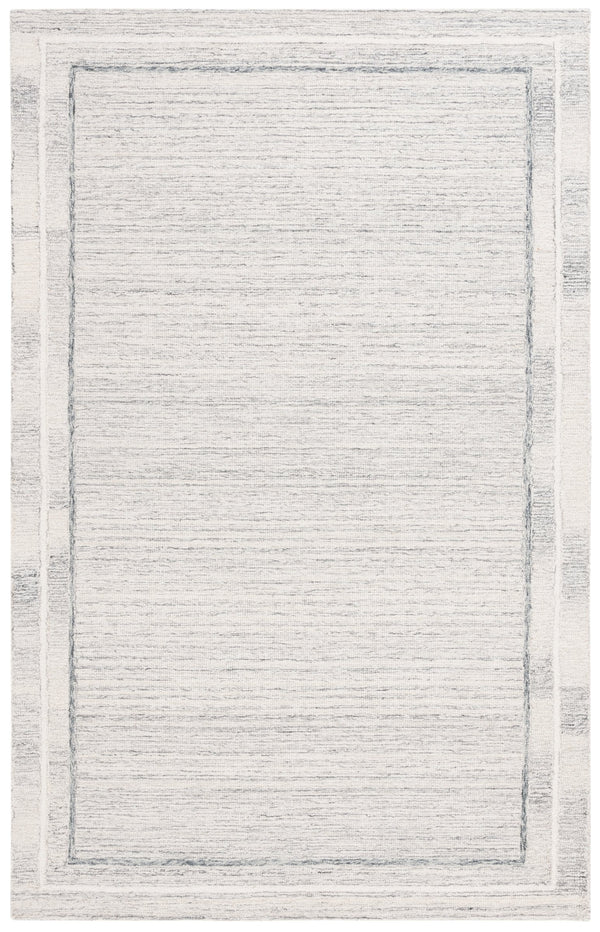 Safavieh Lrl Hand-Tufted Grey Ivory Runner Rug — Wool-Cotton Low Pile, Durable Elegance For Hallways 2'-3" x 10'-0" LRL6941F-210