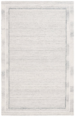 Safavieh Lrl Hand-Tufted Wool Cotton Rug In Grey Ivory — Low-Profile, Durable, Modern Neutral Foundation 8'-0" x 10'-0" LRL6941F-8