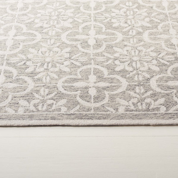 Safavieh Lrl Hand Tufted Wool Runner Floral Traditional Rug for Hallway and Entryway Decor 3'-0" x 5'-0" LRL6942F-3