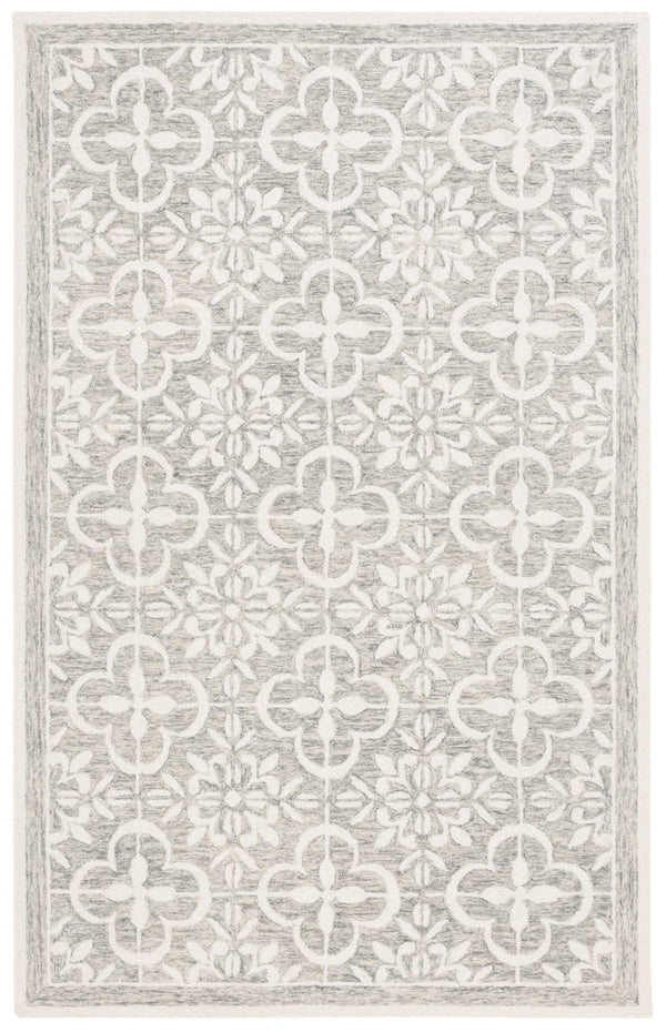 Safavieh Lrl Hand Tufted Wool Runner Floral Traditional Rug for Hallway and Entryway Decor 6'-0" x 9'-0" LRL6942F-6