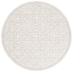 Safavieh Lrl Hand-Tufted Grey Ivory Wool-Cotton Rug — Low-Profile, Artisanal Comfort For Entryways & Bedsides 2'-6" x 4'-0" LRL6942F-24