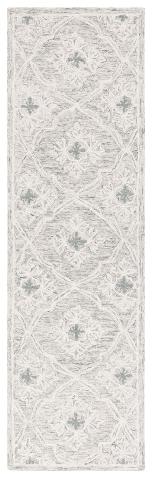 Safavieh Lrl Hand-Tufted Wool Cotton Floral Geometric Accent Rug for Entryways and Bedrooms 2'-3" x 8'-0" LRL6943G-28