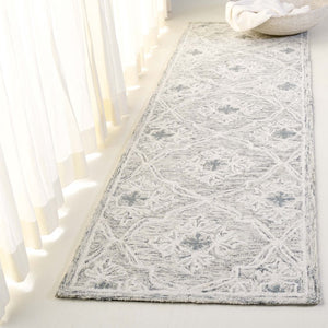 Safavieh Lrl Hand-Tufted Wool Cotton Floral Geometric Accent Rug for Entryways and Bedrooms 2'-3" x 8'-0" LRL6943G-28