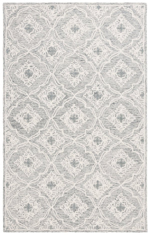 Safavieh Lrl Hand-Tufted Wool Cotton Floral Geometric Accent Rug for Entryways and Bedrooms 6'-0" x 9'-0" LRL6943G-6