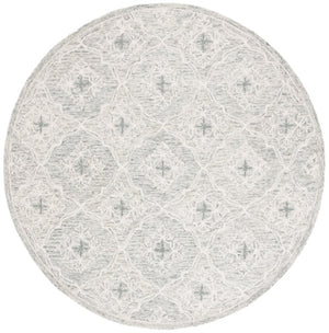 Safavieh Lrl Hand-Tufted Wool Cotton Floral Geometric Accent Rug for Entryways and Bedrooms 7'-0" x 7'-0" - Round LRL6943G-7R