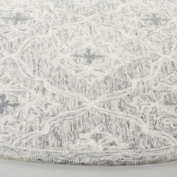 Safavieh Lrl Hand-Tufted Wool Cotton Floral Geometric Accent Rug for Entryways and Bedrooms 7'-0" x 7'-0" - Round LRL6943G-7R