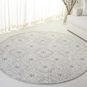Safavieh Lrl Hand-Tufted Wool Cotton Floral Geometric Accent Rug for Entryways and Bedrooms 7'-0" x 7'-0" - Round LRL6943G-7R