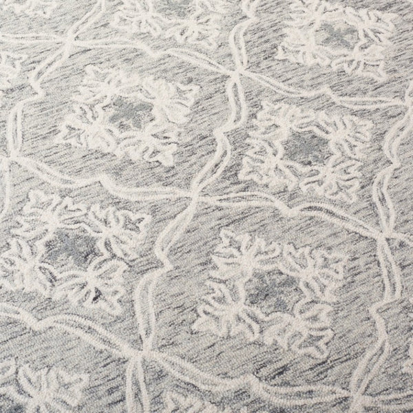 Safavieh Lrl Hand-Tufted Wool Cotton Floral Geometric Accent Rug for Entryways and Bedrooms 7'-0" x 7'-0" - Square LRL6943G-7SQ