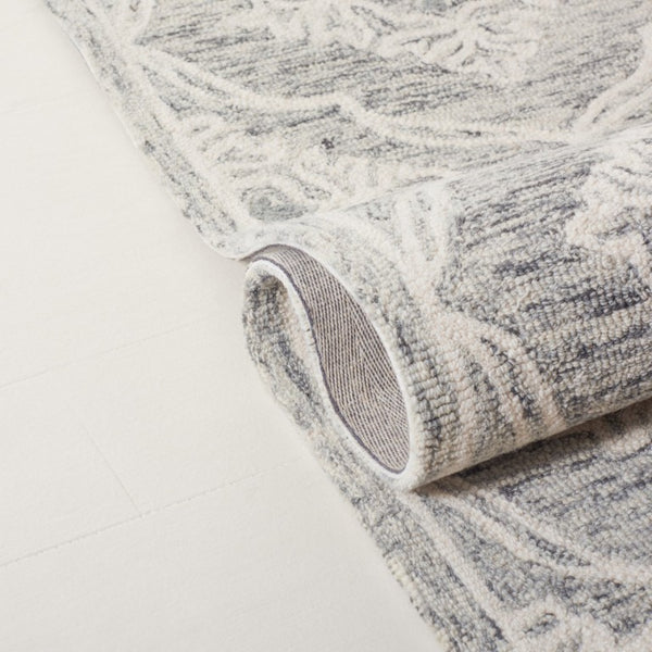 Safavieh Lrl Hand-Tufted Wool Cotton Floral Geometric Accent Rug for Entryways and Bedrooms 7'-0" x 7'-0" - Square LRL6943G-7SQ