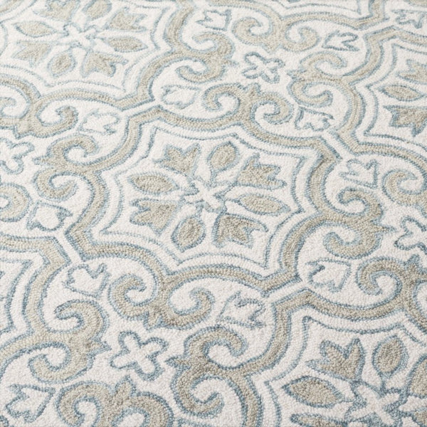 Safavieh Lrl Quinn Hand Tufted Wool Cotton Runner Rug for Hallways and Entryways Teal 2'-3" x 10'-0" LRL6944J-210