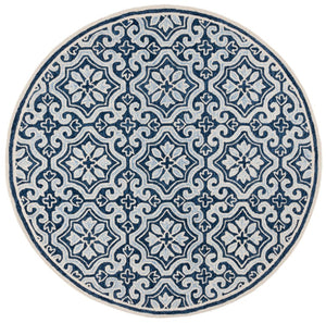 Safavieh Lrl Hand Tufted Wool Cotton Oriental Runner for Hallways and Entryways 7'-0" x 7'-0" - Round LRL6944M-7R