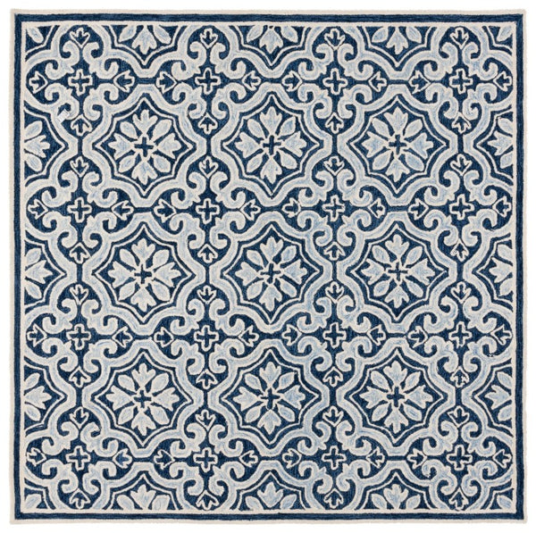 Safavieh Lrl Hand Tufted Wool Cotton Oriental Runner for Hallways and Entryways 7'-0" x 7'-0" - Square LRL6944M-7SQ