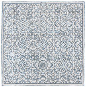 Safavieh Lrl Hand-Tufted Quinn Wool Runner 2'3" X10' Navy Ivory – Low 3/8" Pile, Durable Entryway Elegance LRL6944N-210