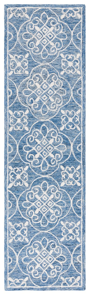 Safavieh Lrl Hand-Tufted Wool Cotton Medallion Accent Rug with Ornate Floral Detail 2'-3" x 8'-0" LRL6945N-28