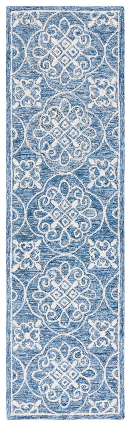 Safavieh Lrl Hand-Tufted Wool Cotton Medallion Accent Rug with Ornate Floral Detail 2'-3" x 8'-0" LRL6945N-28