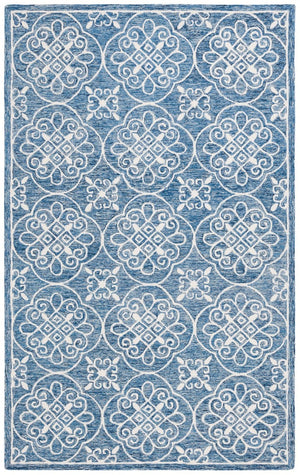 Safavieh Lrl Hand-Tufted Wool Cotton Medallion Accent Rug with Ornate Floral Detail 6'-0" x 9'-0" LRL6945N-6